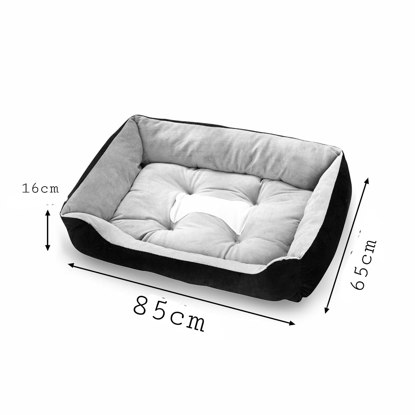 Pet Bed Cozy Pet Cushion Size 85 x 64 x 16cm