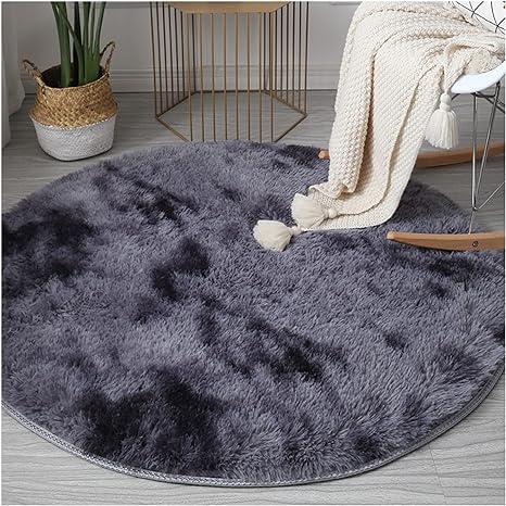 Shaggy Carpet Circular - Size 200 x 200cm►6.56 x 6.56ft