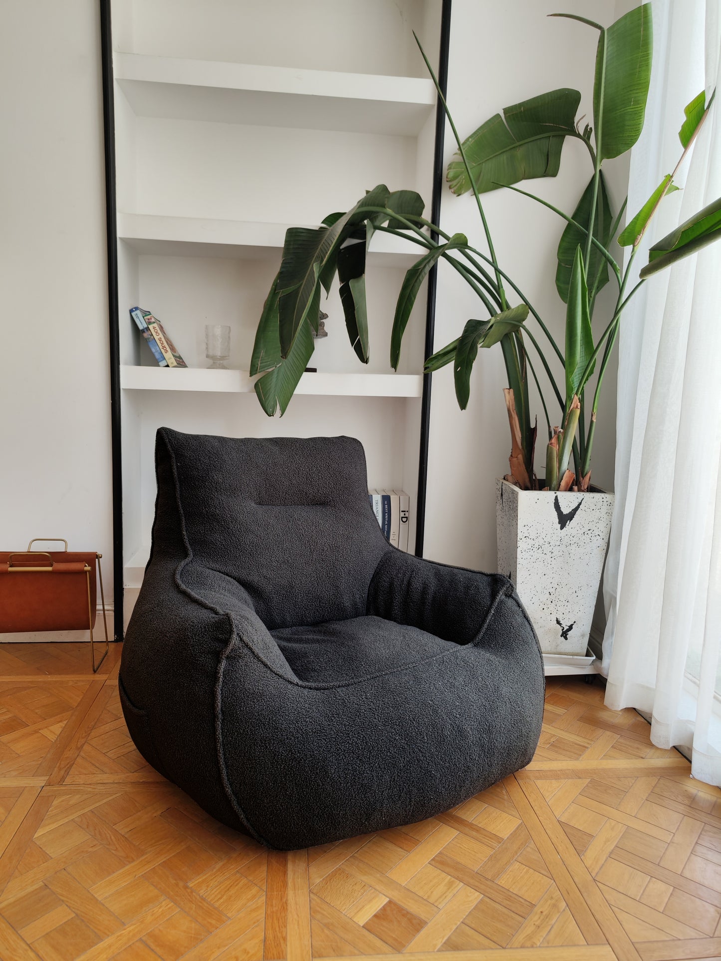 Giant Foam-Filled Couch Bean Bag (cover and filler included)