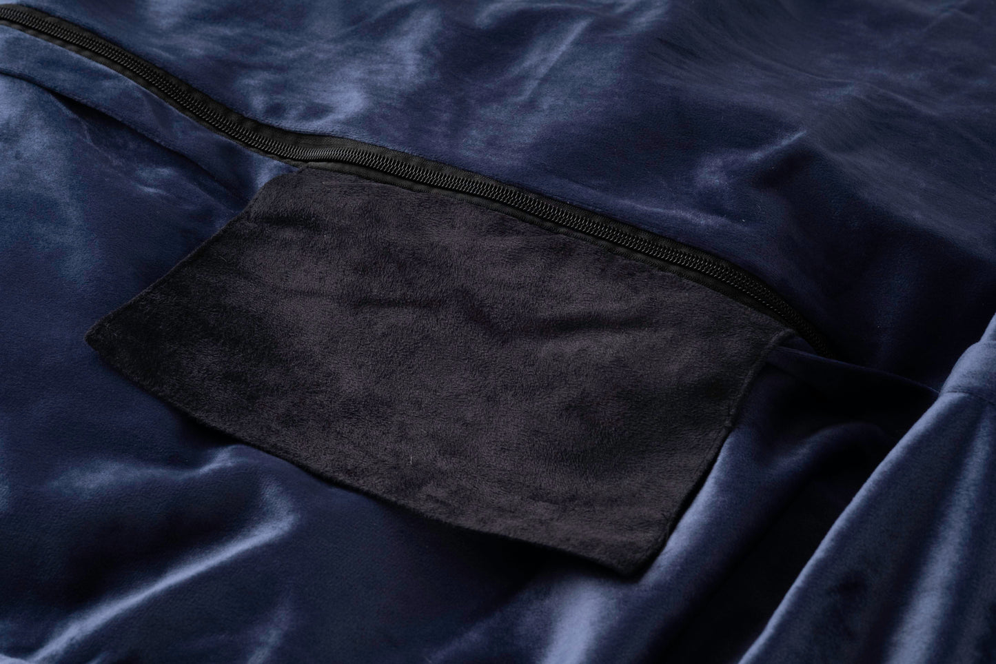 Giant Foam-Filled Bean Bag Chair - Velvet 5.5 ft (cover and filler included)