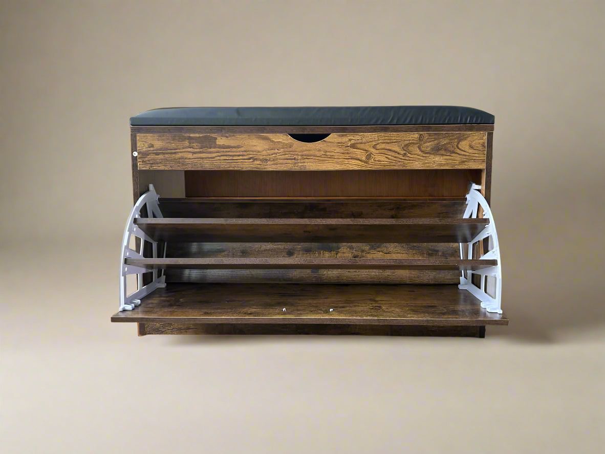 Shoe Cabinets With Layers, Storages and Benches 80x35x51cm