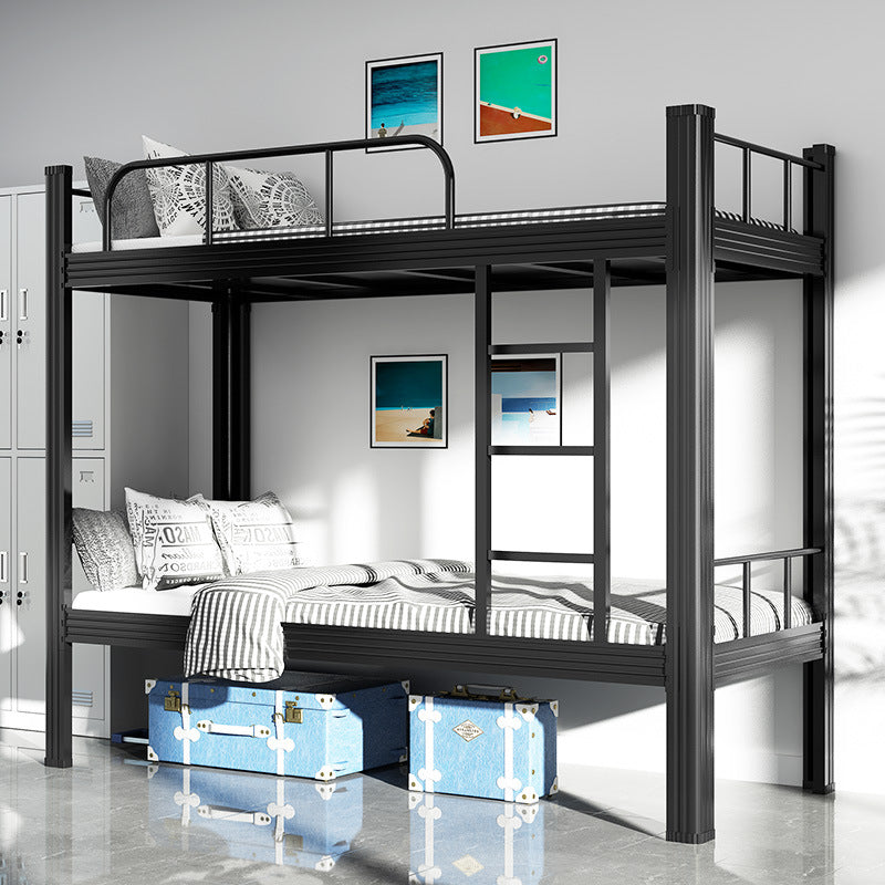 Metal Bunk Bed – Space-Saving Modern Design (Steel Frame & Wooden Slats)