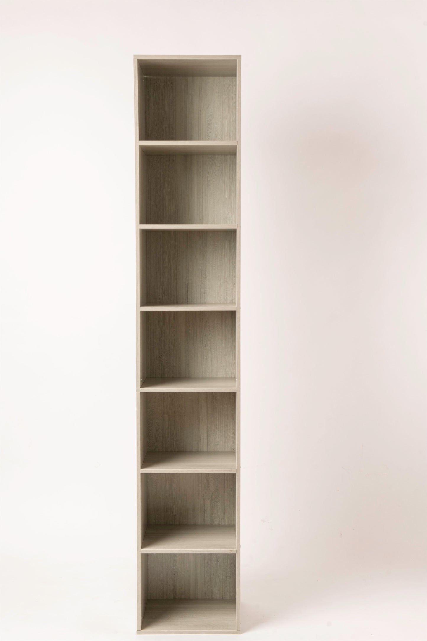 Elegant 7-Shelf Corner Bookcase Organizer