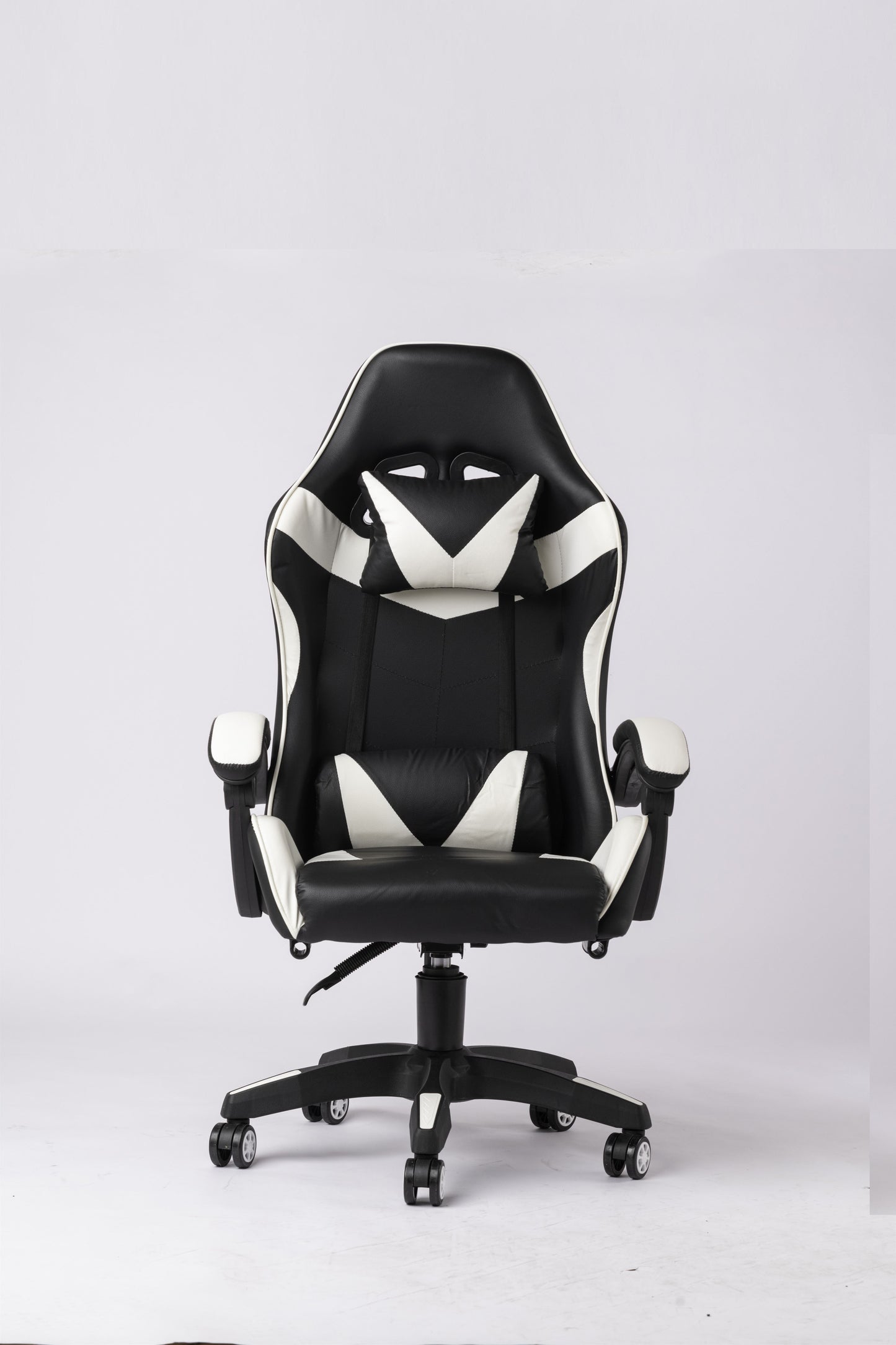 Leather Gaming Chair – Ergonomic with Headrest & Footrest