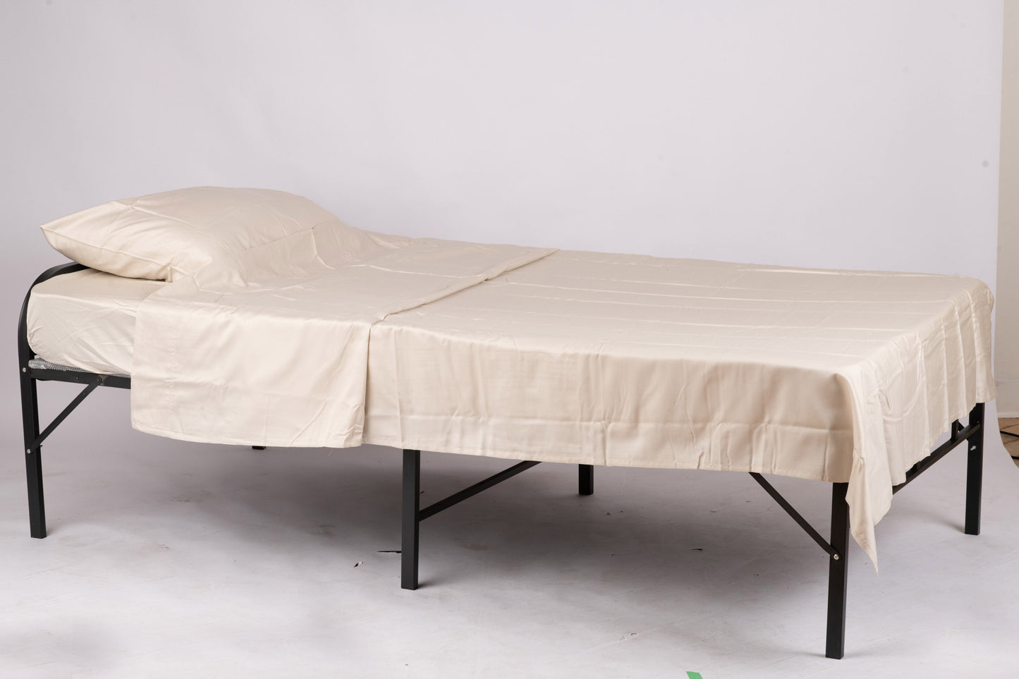 Elegant Foldable Single Bed Frame