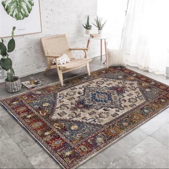 Luxurious faux silk velvet carpet - 200 x 300cm (6.56 x 9.84ft)