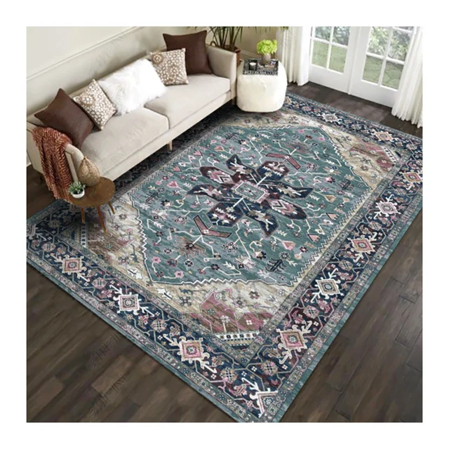 Luxurious faux silk velvet carpet - 200 x 300cm (6.56 x 9.84ft)