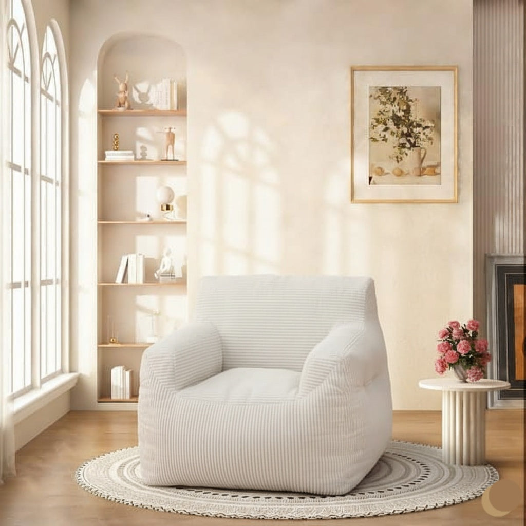 Ultimate Comfort Couch Beanbag — Medium & Large (cover + filler included)