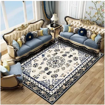 Luxurious faux silk velvet carpet - 200 x 300cm (6.56 x 9.84ft)