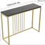 Golden Stylish Entryway Console Table