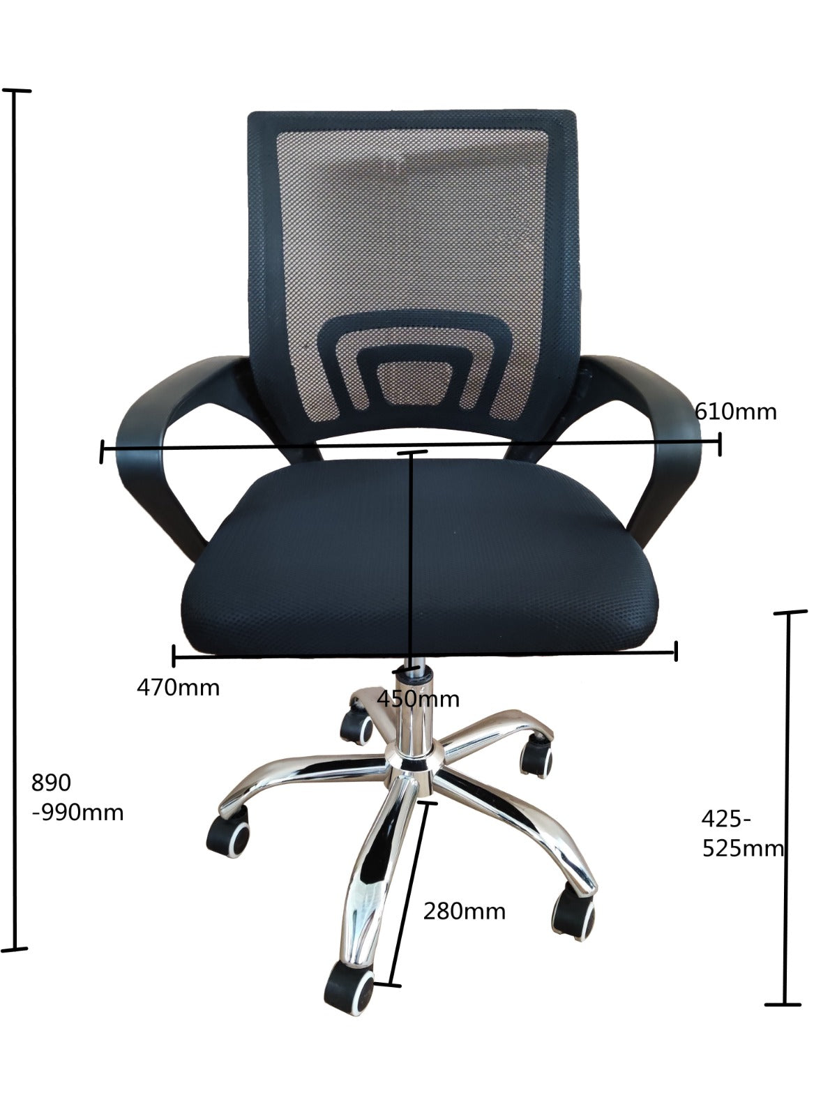 Ergonomic Mesh Office Chair with Lumbar Support
