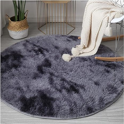 Shaggy Carpet Circular - Size 200 x 200cm►6.56 x 6.56ft