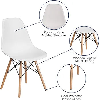Modern Wooden Dining Chair – Comfortable Kitchen Stool