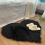 Shaggy carpet Heart - Anti slip with Quality specifications   60 x 70cm►1.96 x 2.29ft