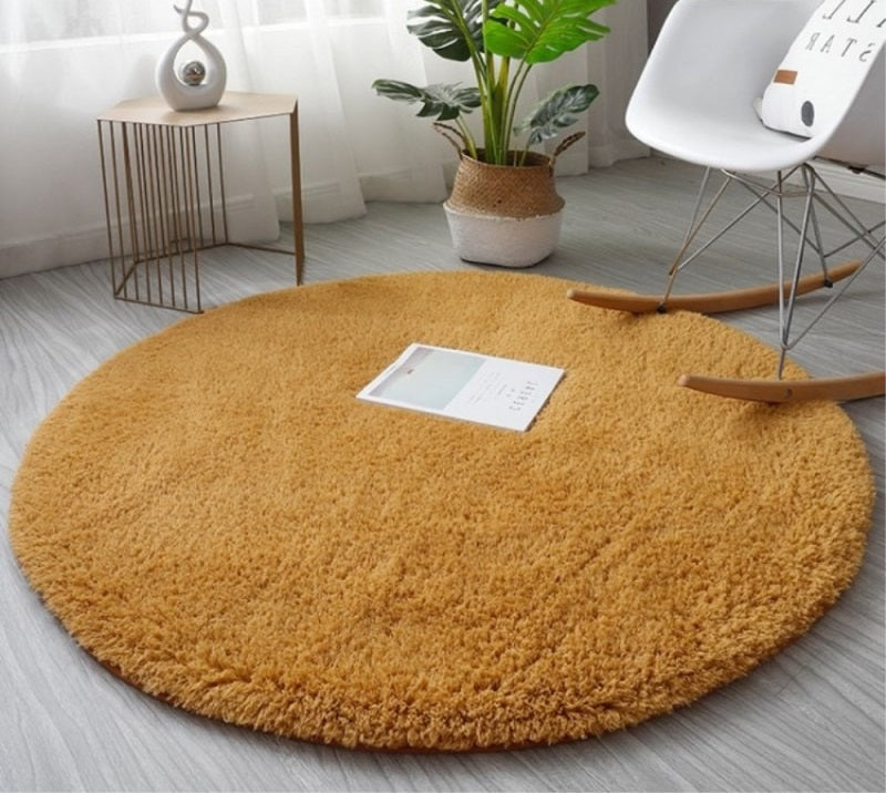 Shaggy carpet Circular Size 160 x 160cm►5.24 x 5.24ft