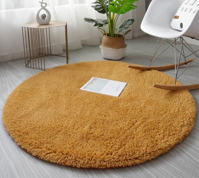 Shaggy carpet Circular Size 160 x 160cm►5.24 x 5.24ft