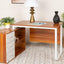 Modern L-Shaped Office Desk for Multi-Tasking
