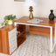 Modern L-Shaped Office Desk for Multi-Tasking