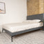 Elegant Queen Size Bed Frame with Wooden Slats