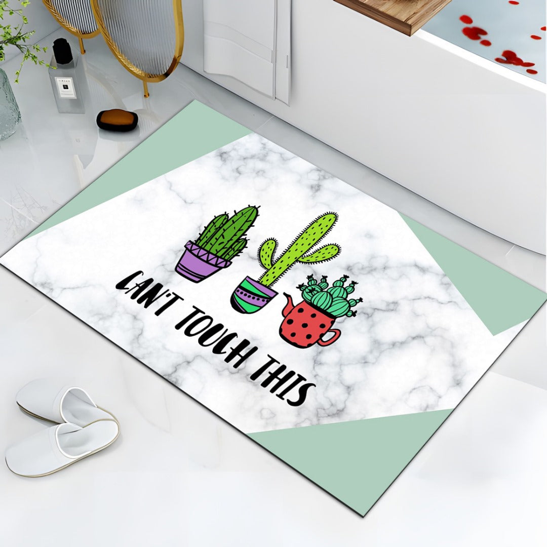 Trendy Washroom Faux Wool Carpet – 40x60cm (1.31 x 1.96ft)