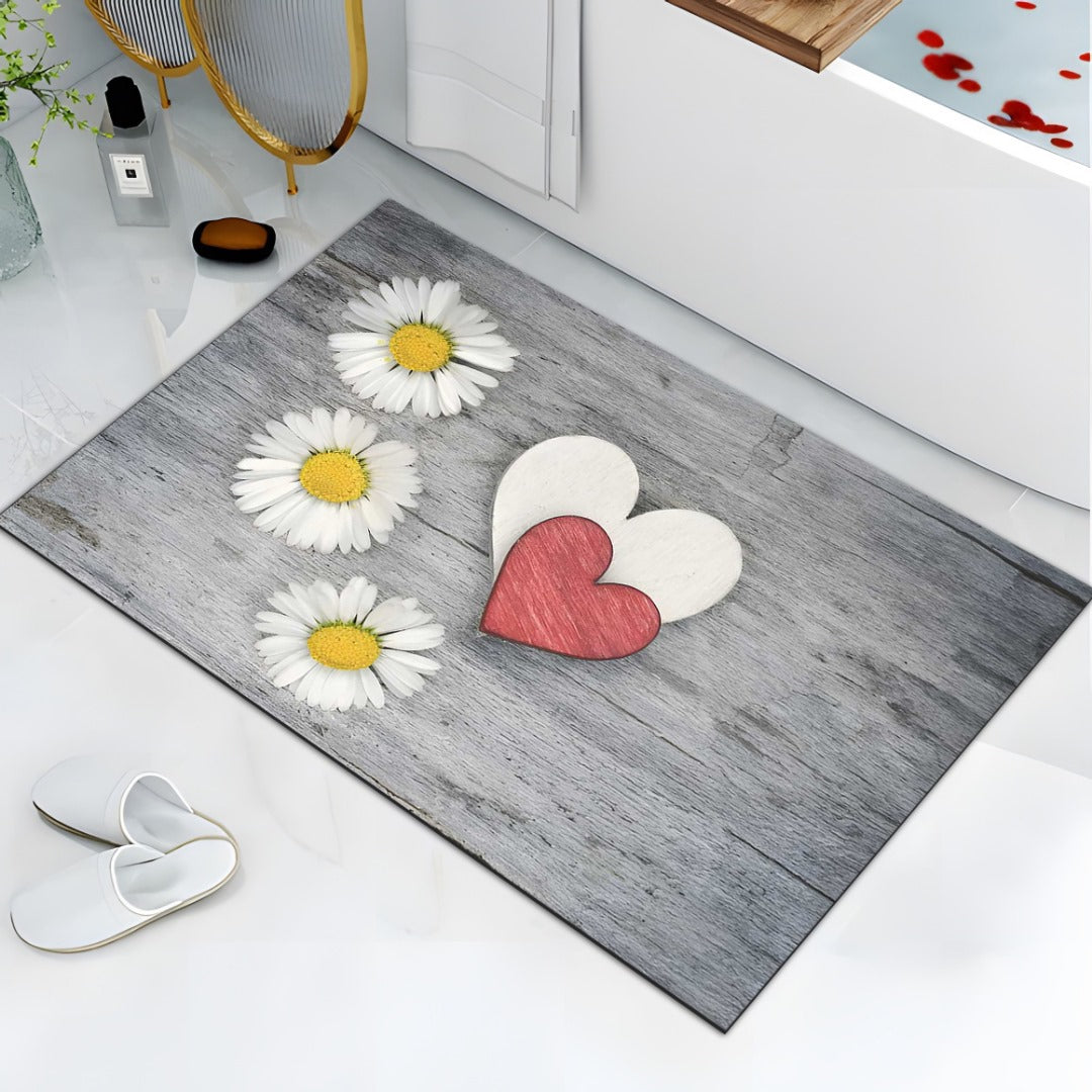 Trendy Washroom Diatom Mud Carpet - 40 x 60cm (1.31 x 1.96ft)