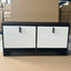  Shoe Cabinets With Layers, Black and white - 100x35x51cm 