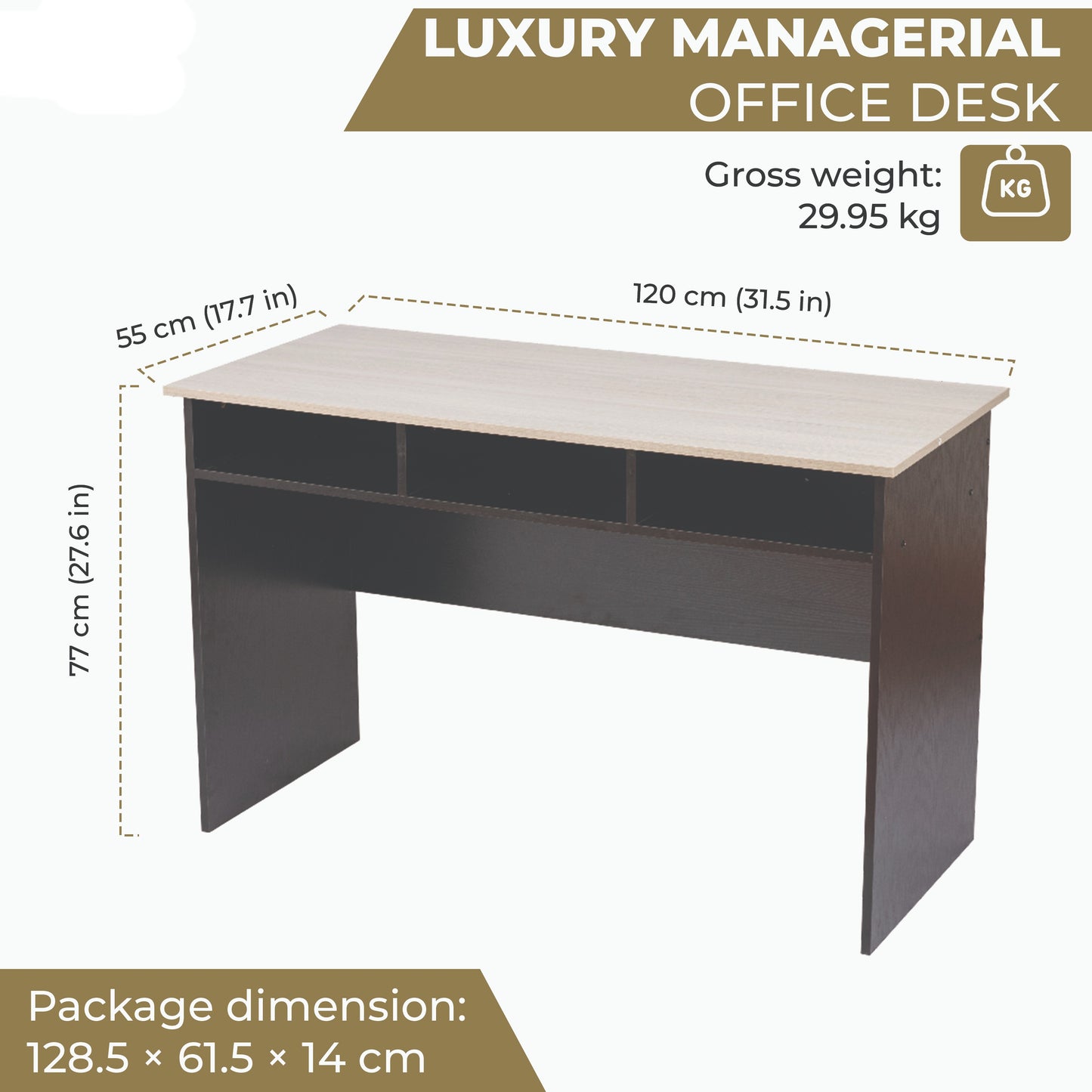 Stylish Managerial Desk – Elevate Your Workspace