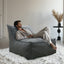 Ultimate Comfort L-shaped Bean Bag (cover and filler included)