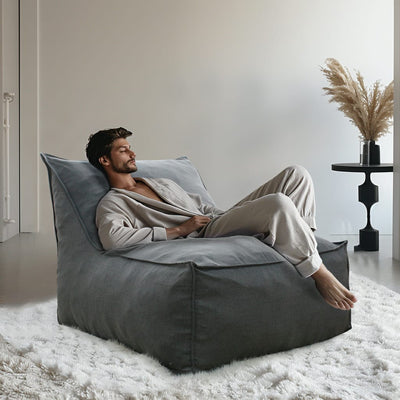 Ultimate Comfort L-shaped Bean Bag (cover and filler included)