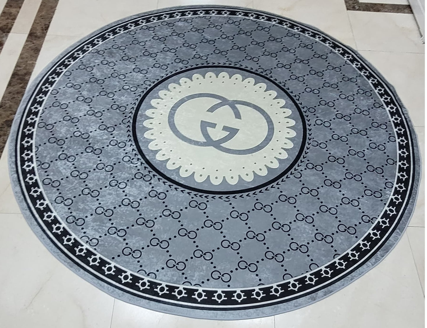Crystal  carpet Circular  Size 200 x 200cm►6.56 x 6.56ft