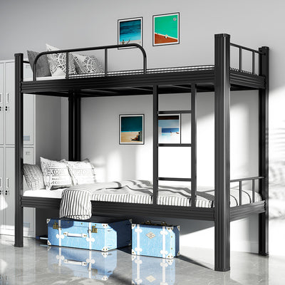 Metal Bunk Bed – Space-Saving Modern Design (Steel Frame & Wooden Slats)