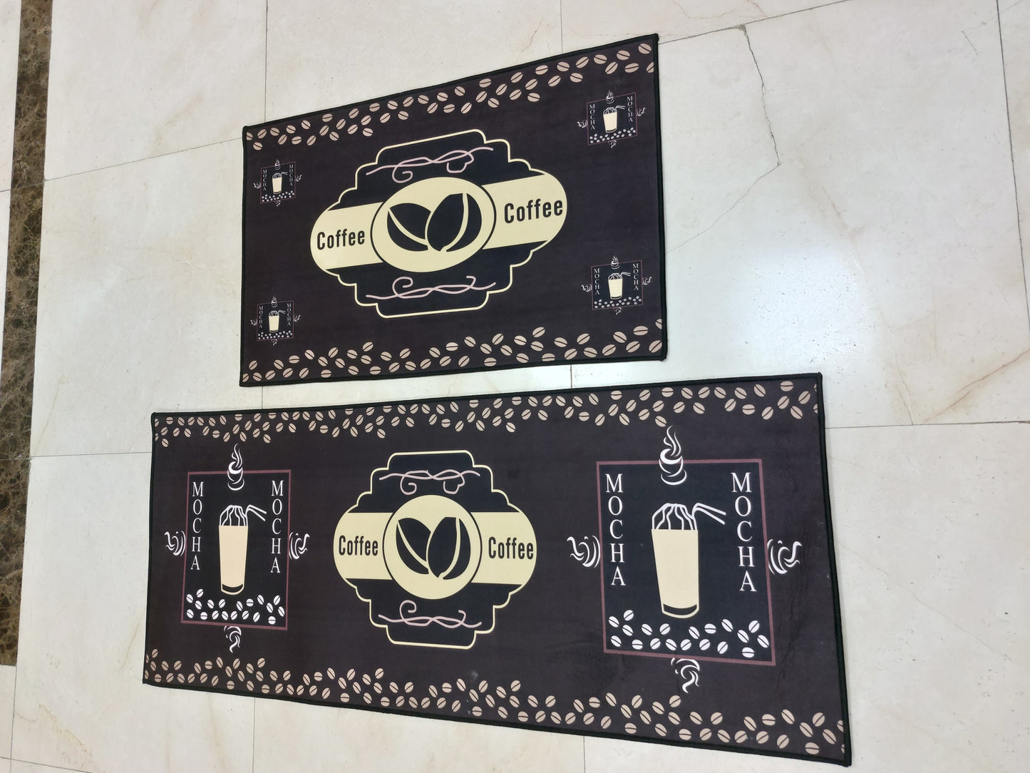 Fashionable Kitchen Carpets – Set Of Two Parts