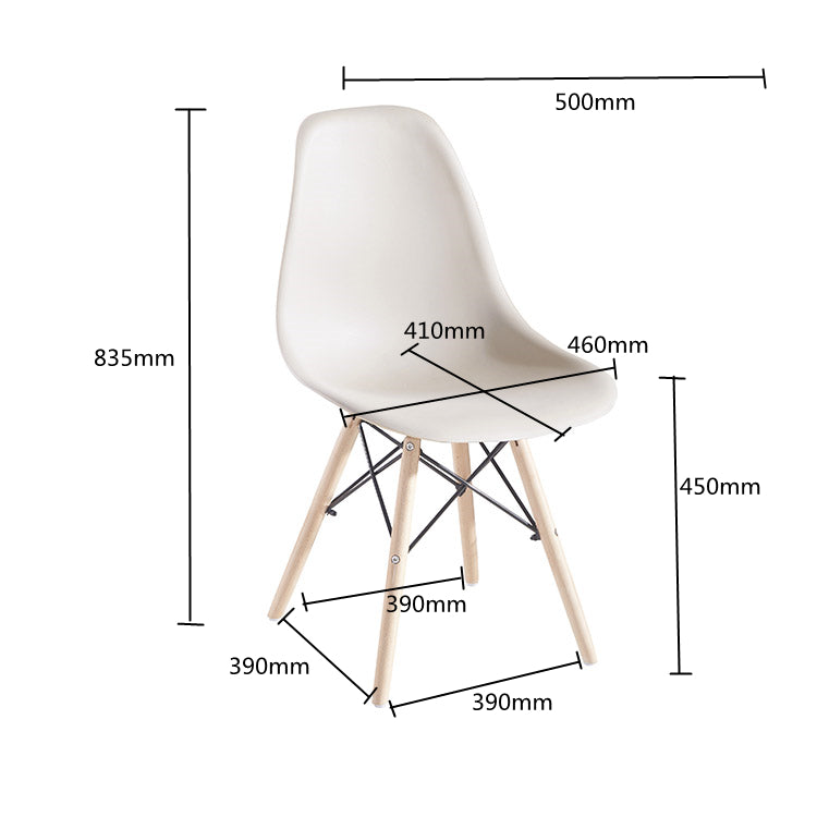 Modern Wooden Dining Chair – Comfortable Kitchen Stool
