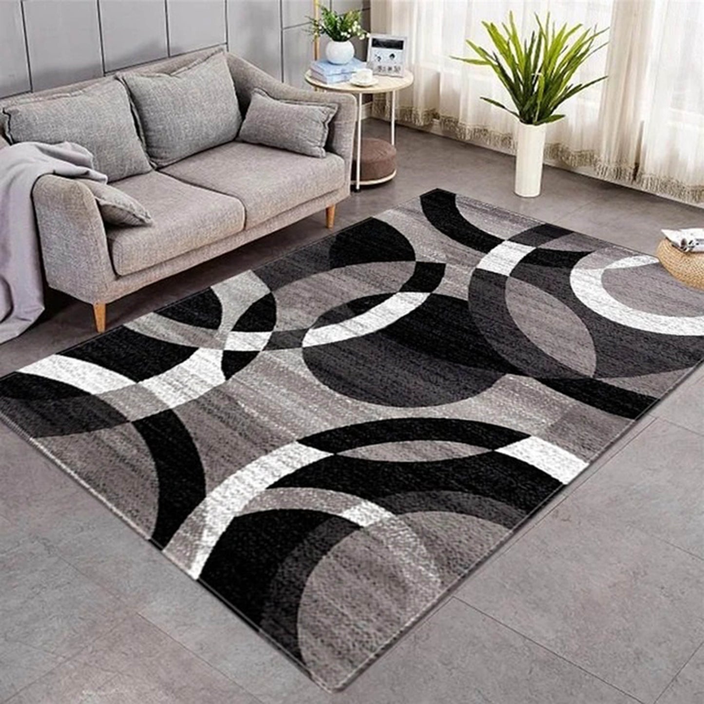 Stylish Crystal Area Carpet – 200 x 300cm (6.56 x 9.84ft)