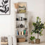 Sturdy 5-Shelf Modern Bookcase Organizer