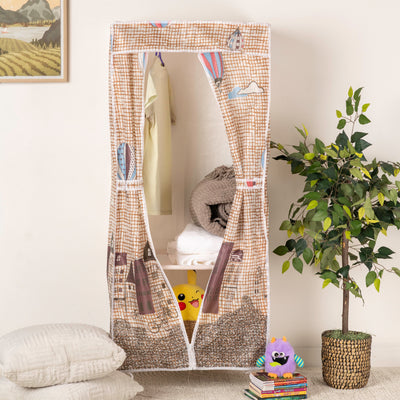 Stylish Portable Fabric Wardrobe Cabinet