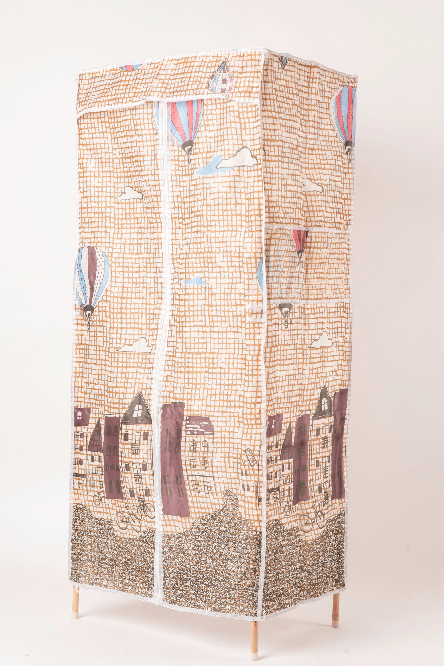 Stylish Portable Fabric Wardrobe Cabinet