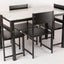 Modern Dining Table Set with 4 Stylish Chairs