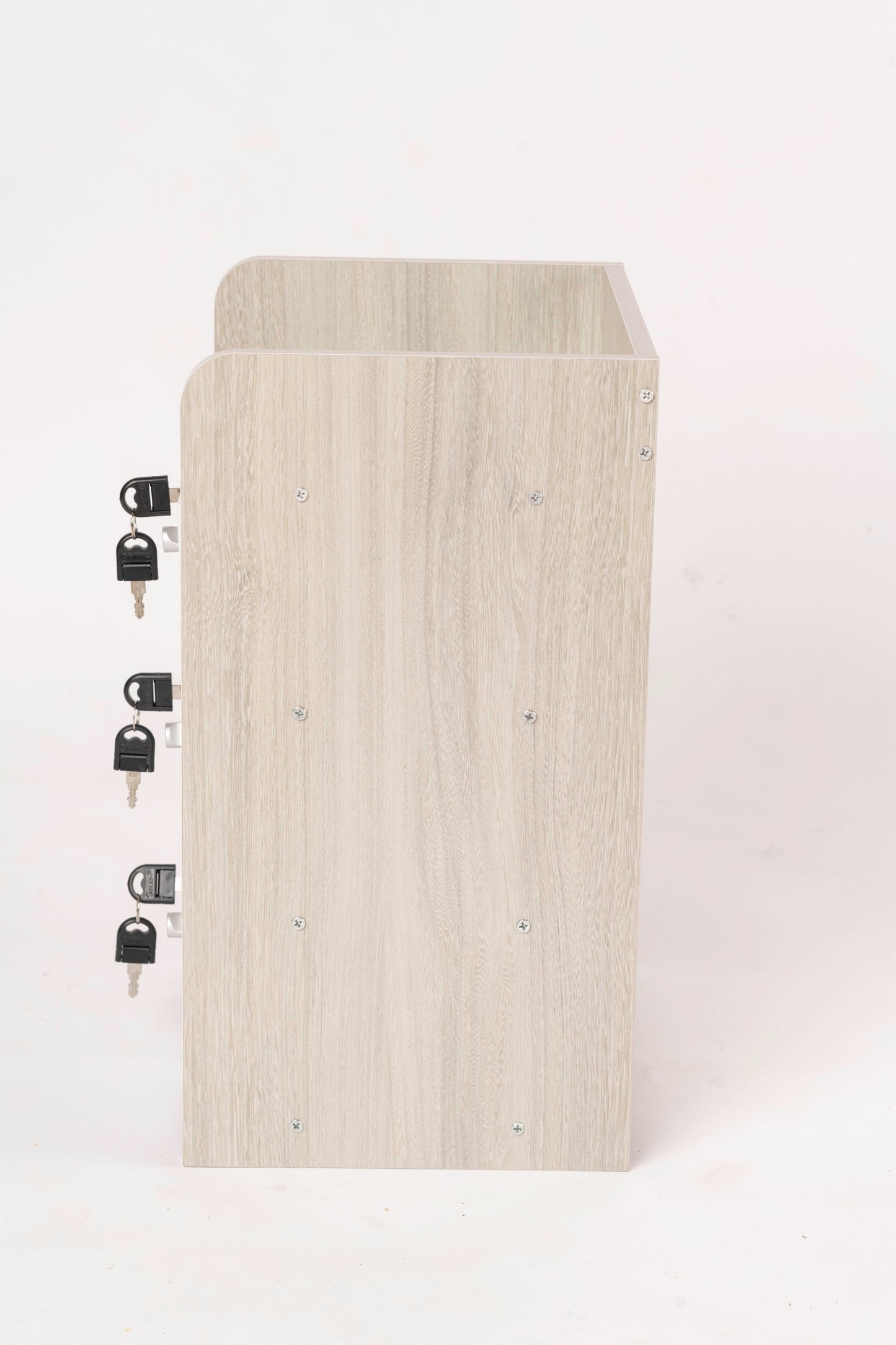 Brand New Pretty Bedside Table with 3 Drawers & Locks