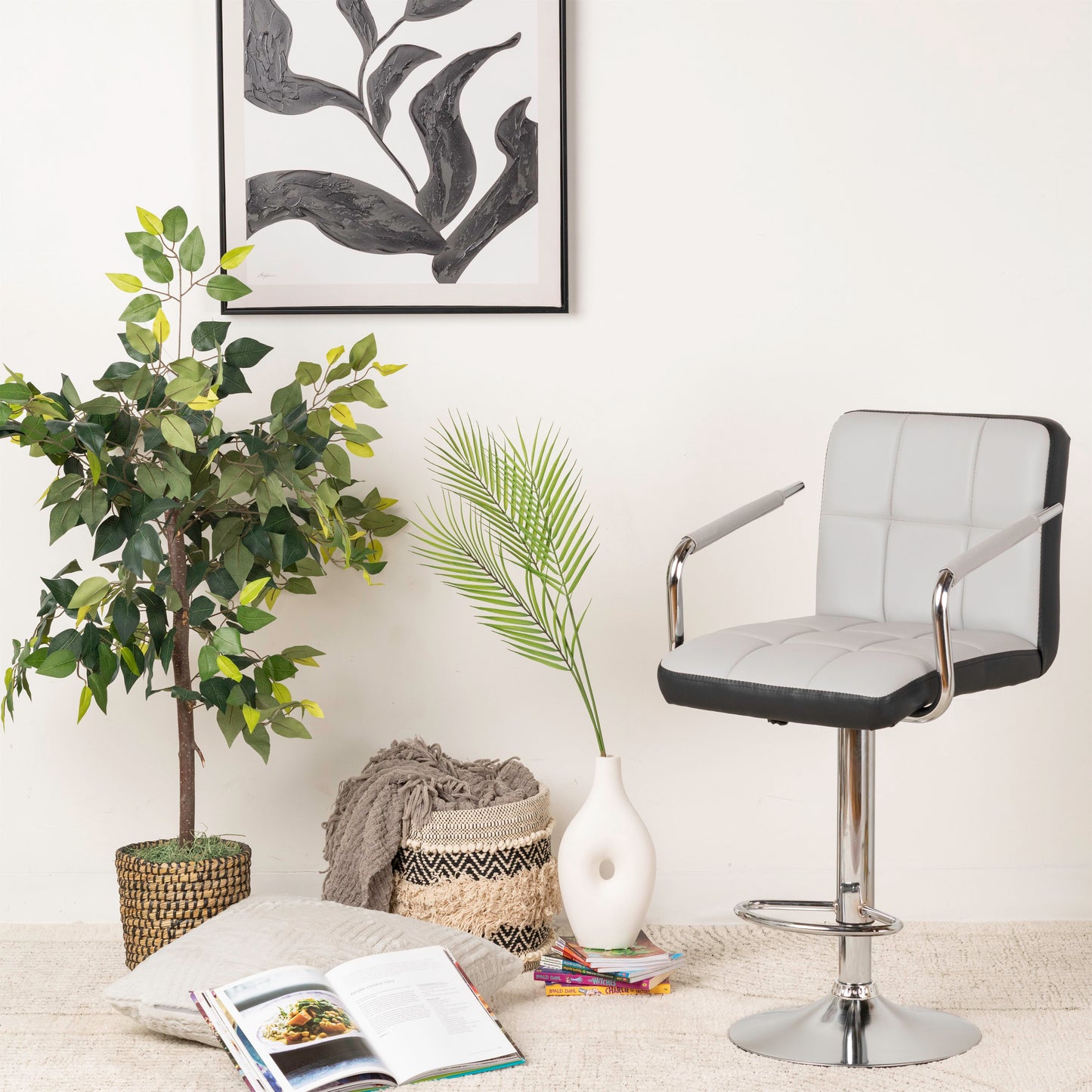 Ergonomic Leather Chair for Office & Waiting Room