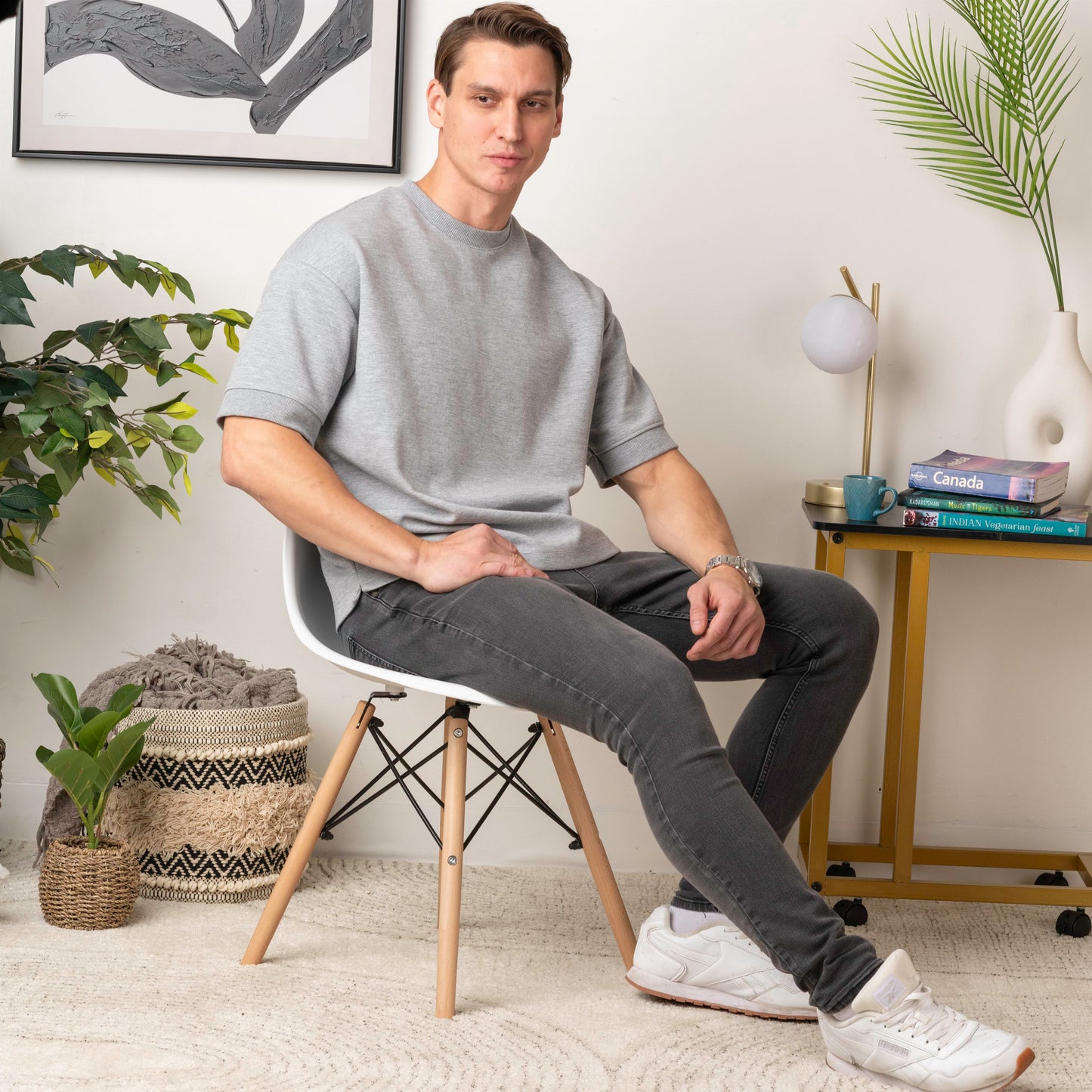 Modern Wooden Dining Chair – Comfortable Kitchen Stool