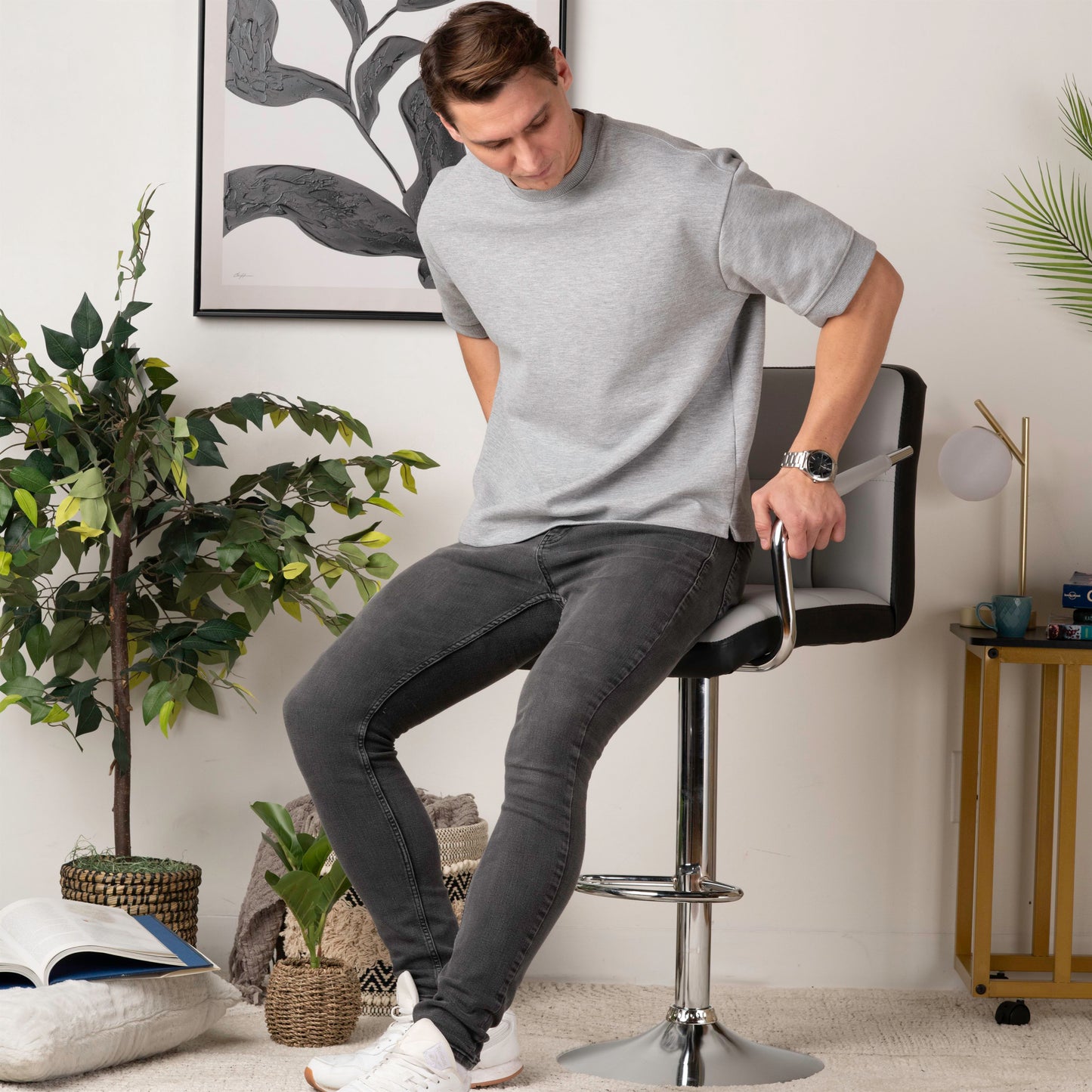 Ergonomic Leather Chair for Office & Waiting Room