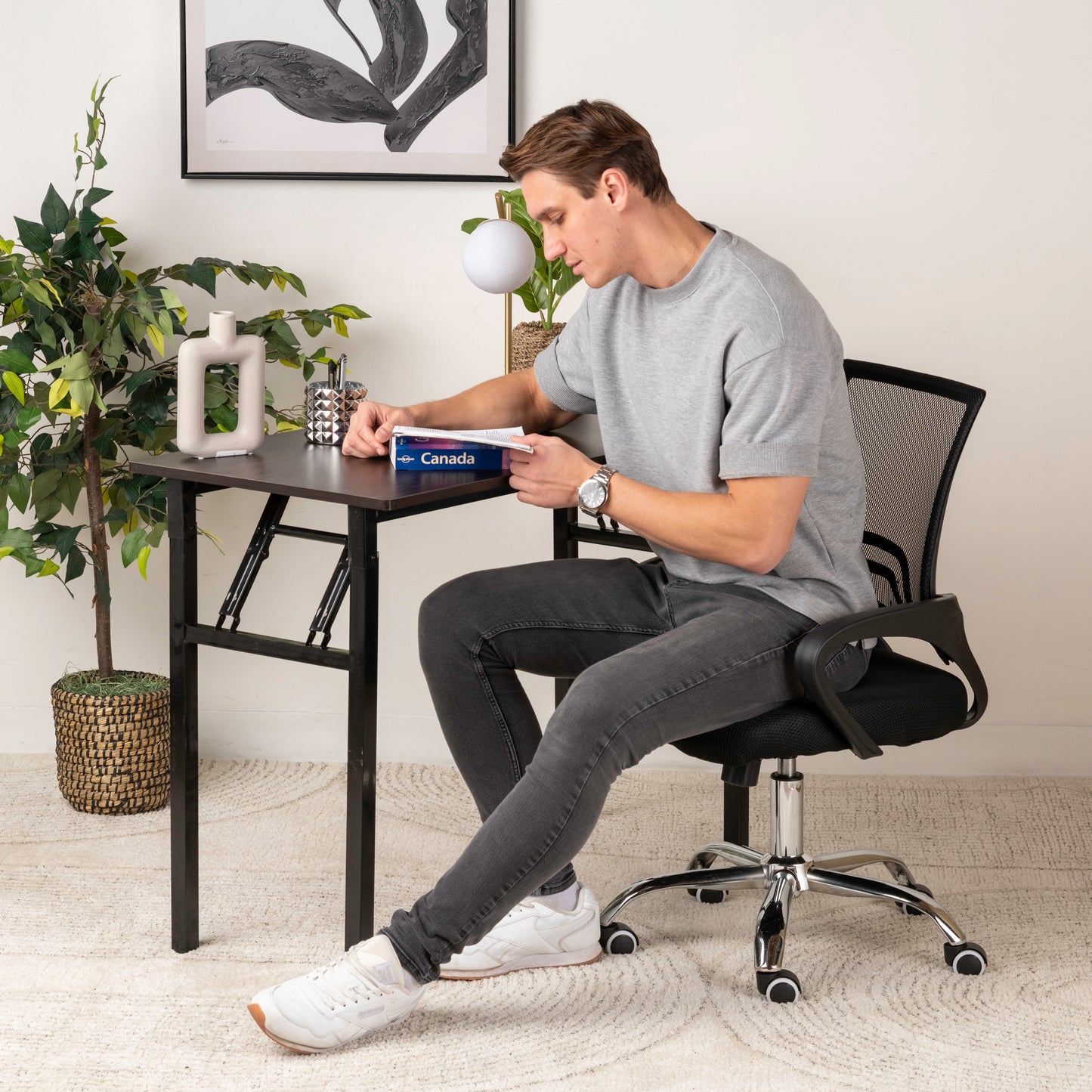 Ergonomic Mesh Office Chair with Lumbar Support