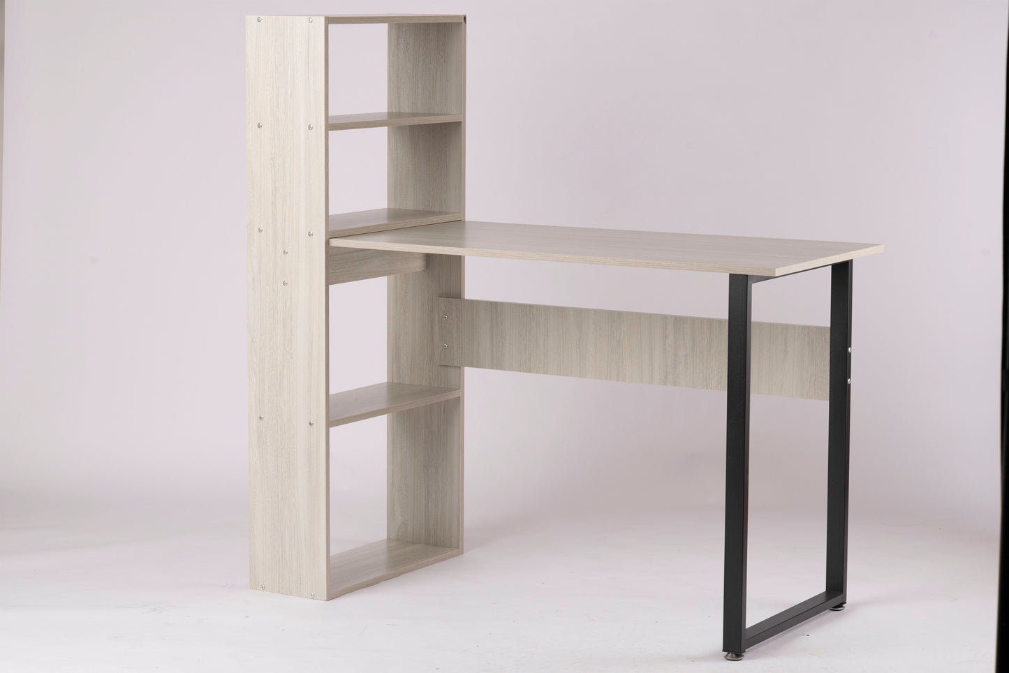 Computer Office Desk with Side Storage Cabinet