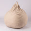 Drop-Shape Foam-Filled Bean Bag 3ft Velvet (cover and filler included)