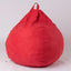 Drop-Shape Foam-Filled Bean Bag 3ft Velvet (cover and filler included)