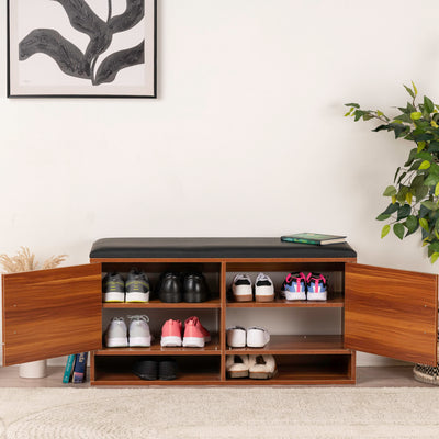 Modern Bench Shoe Cabinet – 100x35x51cm