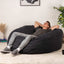 Giant Foam-Filled Bean Bag Chair - Velvet 5.5 ft (cover and filler included)