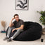 Giant Foam-Filled Bean Bag Chair - Velvet 5.5 ft (cover and filler included)