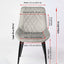 Chaise de salle à manger luxueuse en velours – Moderne et confortable